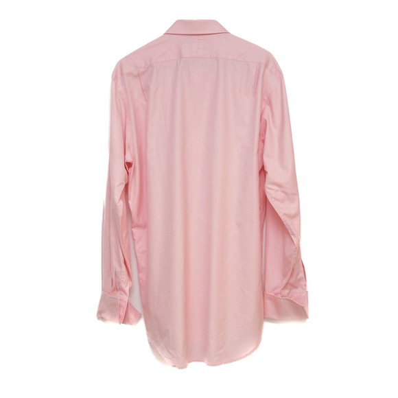 Ralph Lauren Purple Label Shirt Men 15.5 Pink Slim Fit French Cuff Made in G.B - Picture 2 of 5